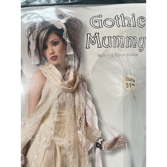 Gothic Baby Dolls Costume Size Large 14-16 Living Fiction Cream Lace Dress NEW - Picture 5 of 9